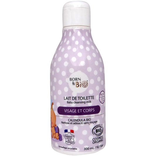 Lait de Toilette pour Bébé - Certifié bio